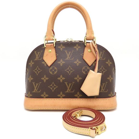 LOUIS VUITTON Brown Monogram Alma Bag - Picture 1 of 10